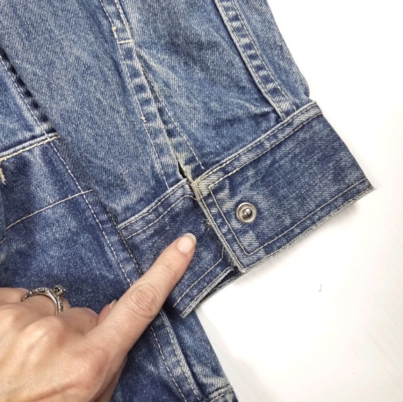Vintage 80's 90's Levi Strauss Jean Denim Jacket - Picture 6 of 8